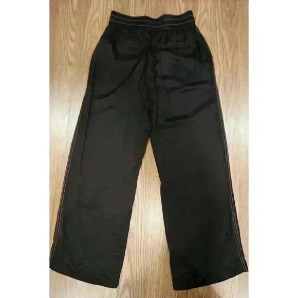 All Saints Women's Charli Silk Blend Trouser Black Pants, Size 2 - Picture 7 of 13